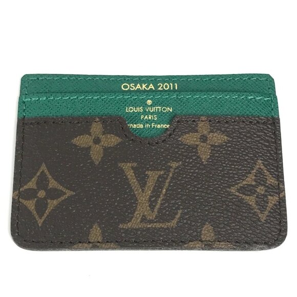 LOUIS VUITTON Monogram Shinsaibashi Renewal Commemoration Card holder Case